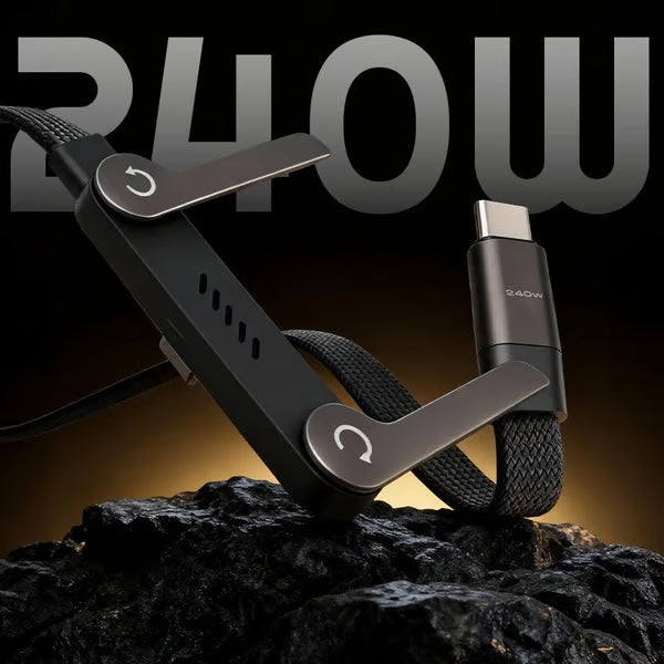 Voltx Stand 240W Super Fast Type-C Charging Cablee