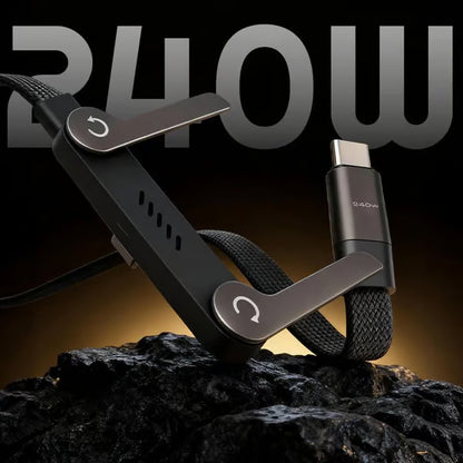 Voltx Stand 240W Super Fast Type-C Charging Cablee